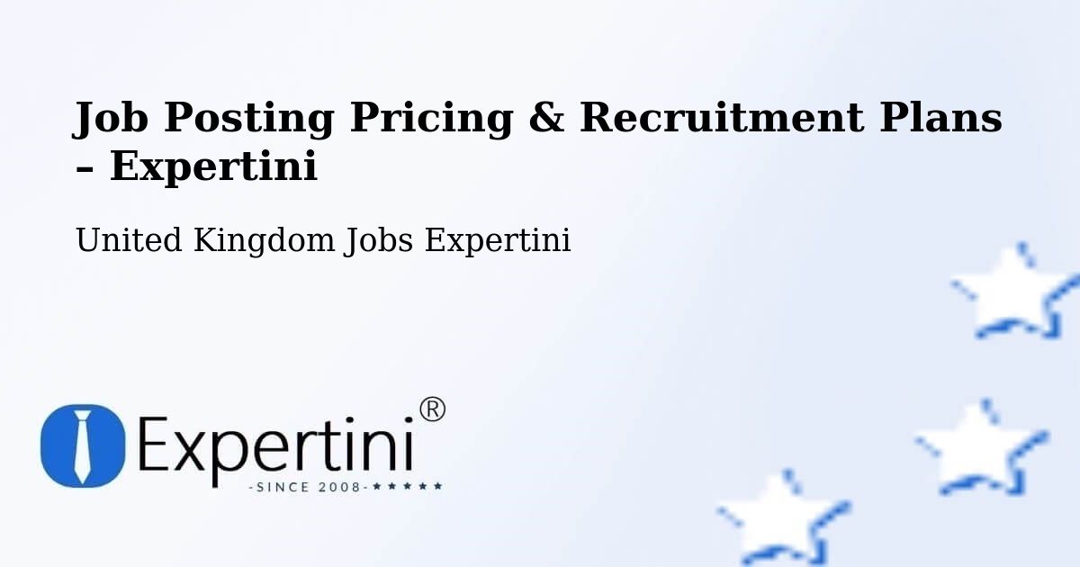 Job Posting Pricing & Recruitment Plans – Chatham - Chatham, United Kingdom Jobs Expertini